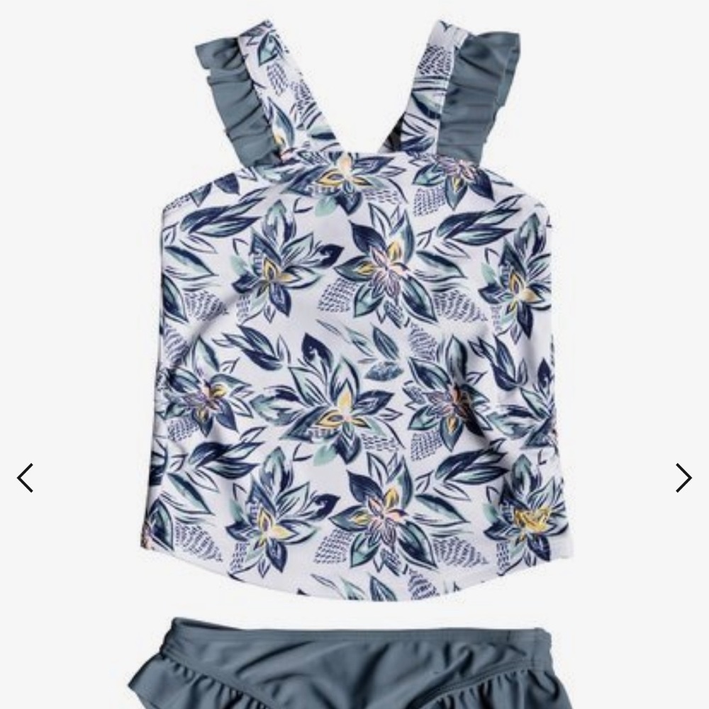 Roxy Girl's Magic Seeker's Tankini set NWT SZ 3